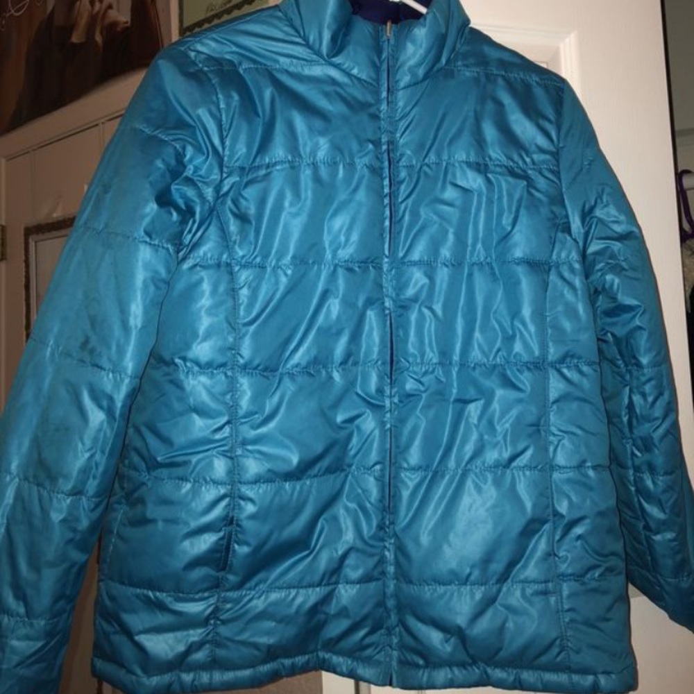Blue/Navy Reversible Puffer Jacket